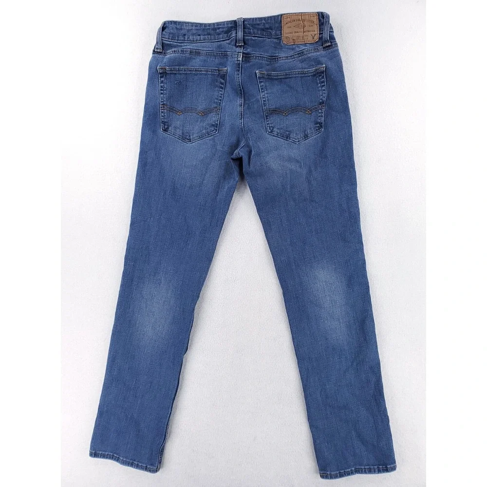 American Eagle Jeans Mens 29x30* Slim Straight Modern Stretch Denim Pants Medium